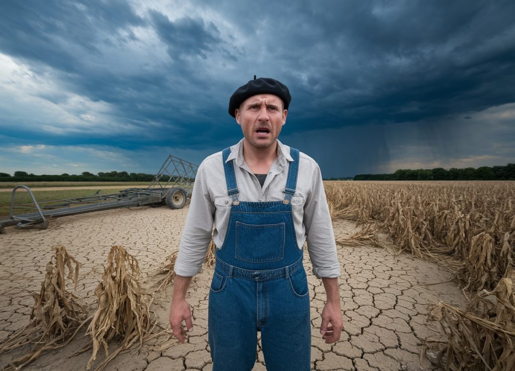 Un agriculteur français ruiné et désabusé